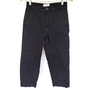 Everlane Women's Size 6 Regular Black The Straight Leg Crop Jeans